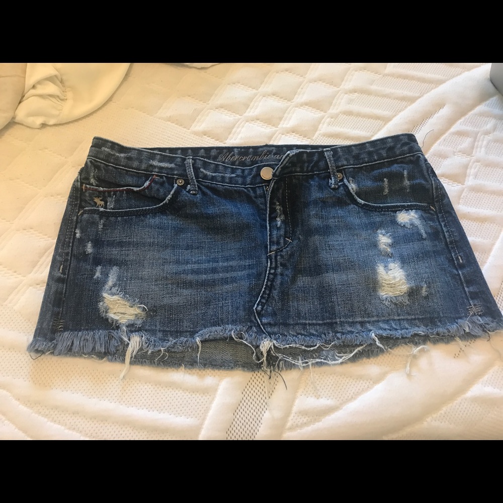 Abercrombie jean skirt